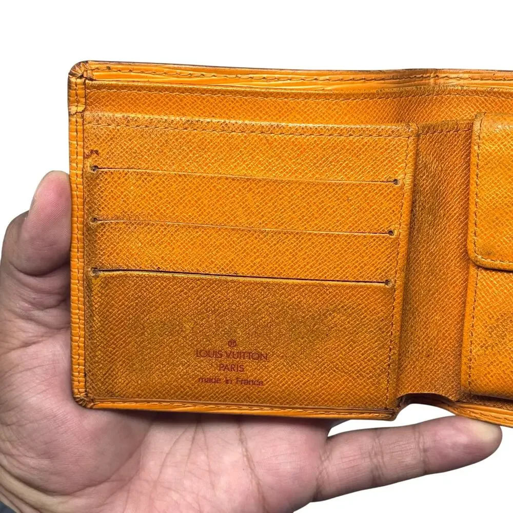 Louis Vuitton Orange Bifold Wallet